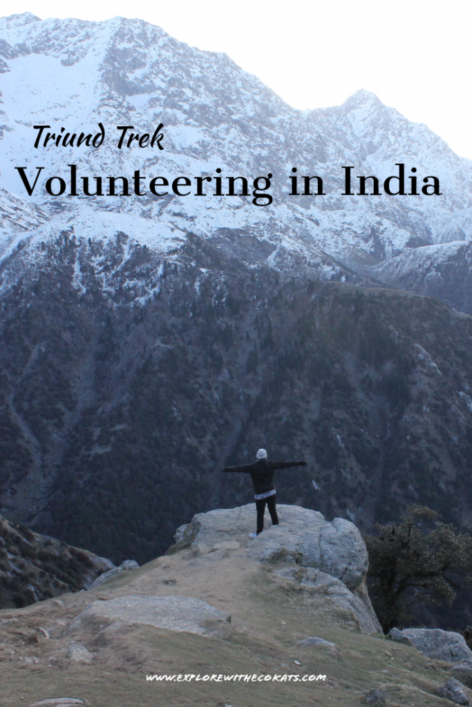 Volunteering in Triund #Volunteeringinindia #Himachalpradesh #triundtrek