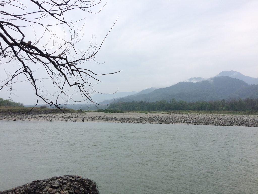 Manas river overlooking Bhutan