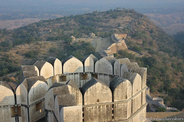 A watchtower overlooking the Kumbhalgarh fort