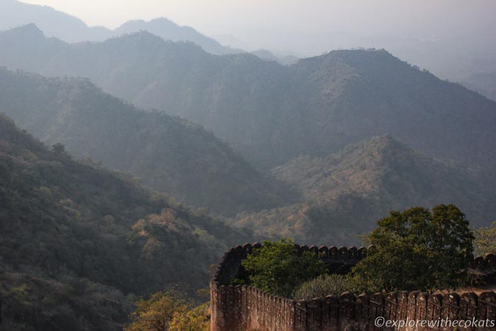 Aravalli ranges as seen from the fort