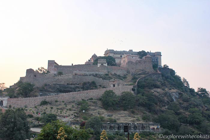 Kumbhalgarh Fort seen from the ground level
