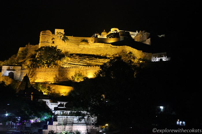 Light and sound show at Kumbhalgarh fort