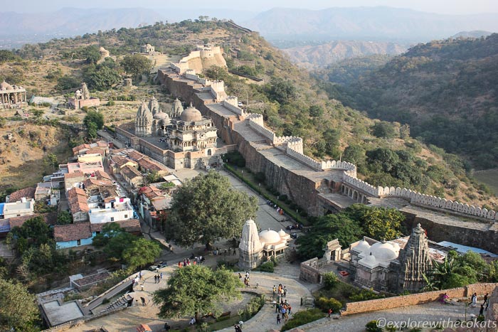 View from the peak of Kumbhalgarh fort