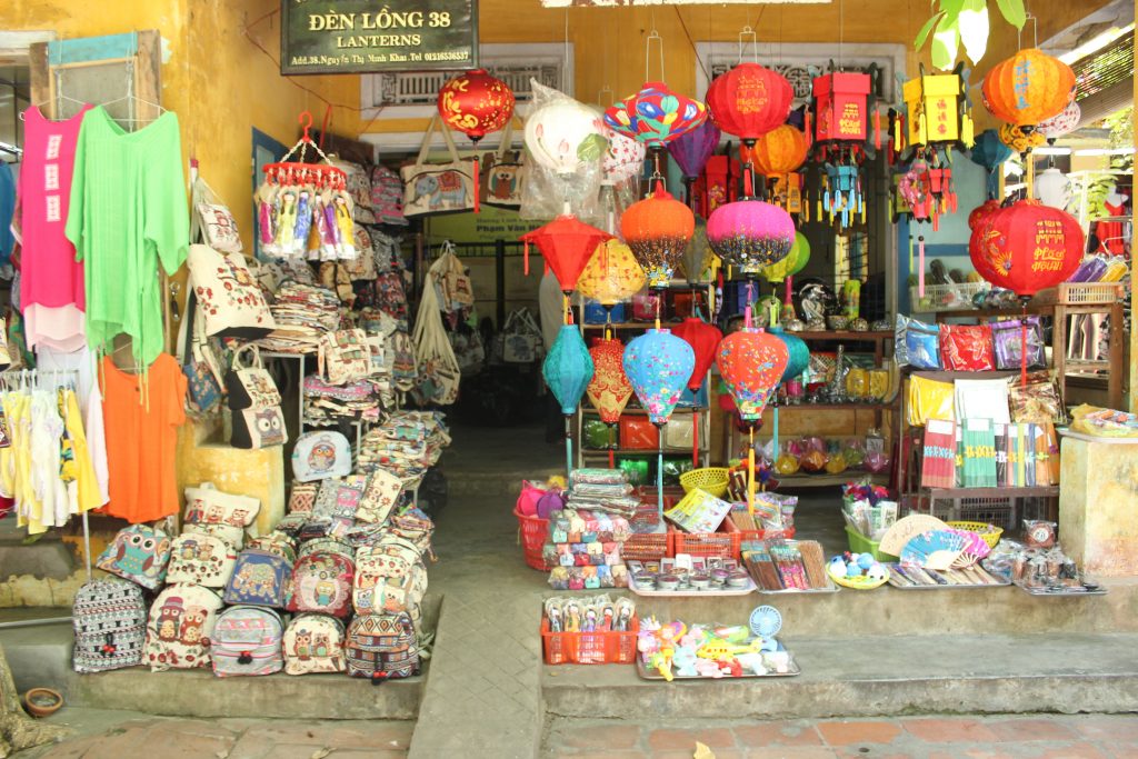 Souvenir shopping in Hoi An