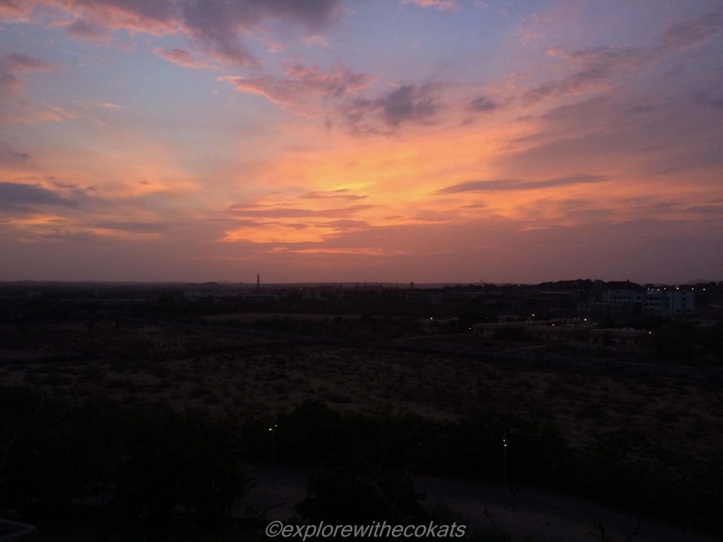 Sunset from Regenta hotel, Bhuj