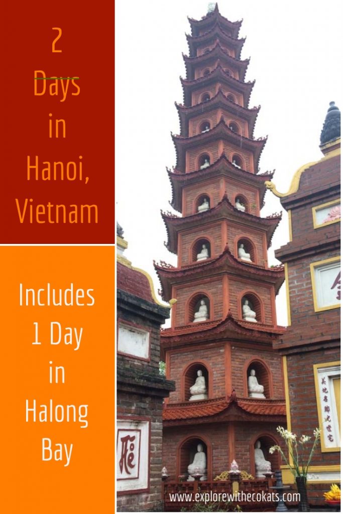 2 days in Hanoi (includes 1 day in Halong bay) #vietnam #halongbay #hanoi #hochiminh