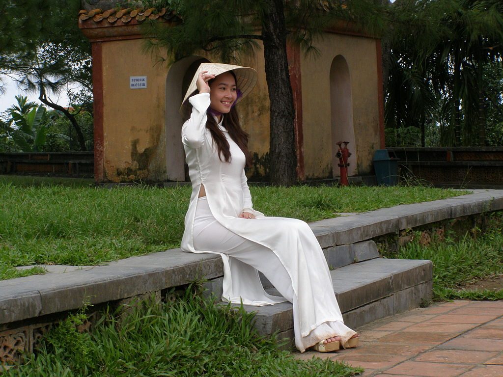 Ao Dai as a souvenir from vietnam