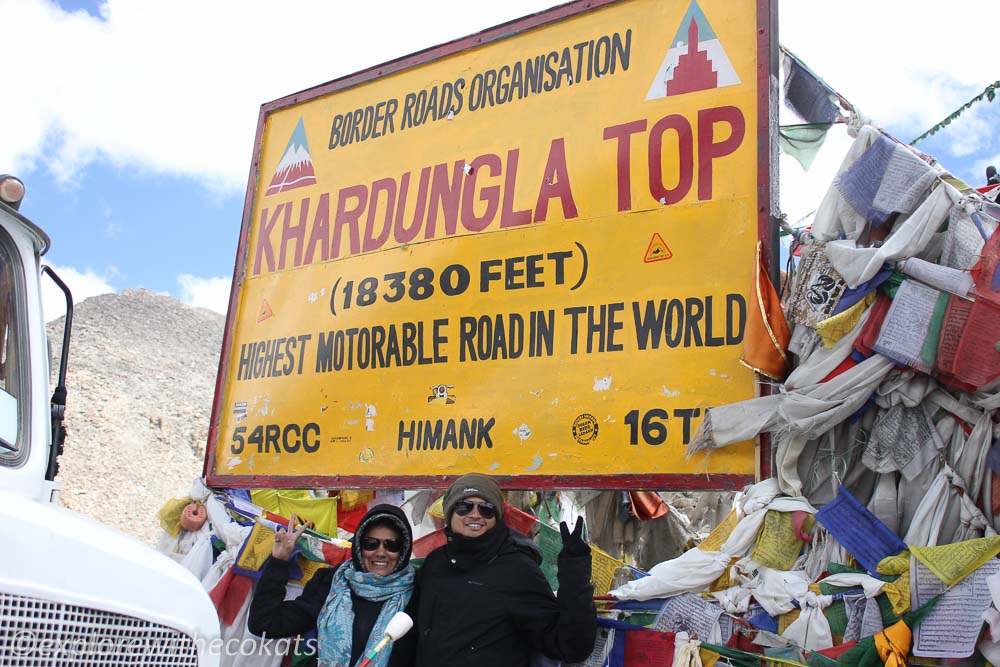 Conquering Khardungla pass