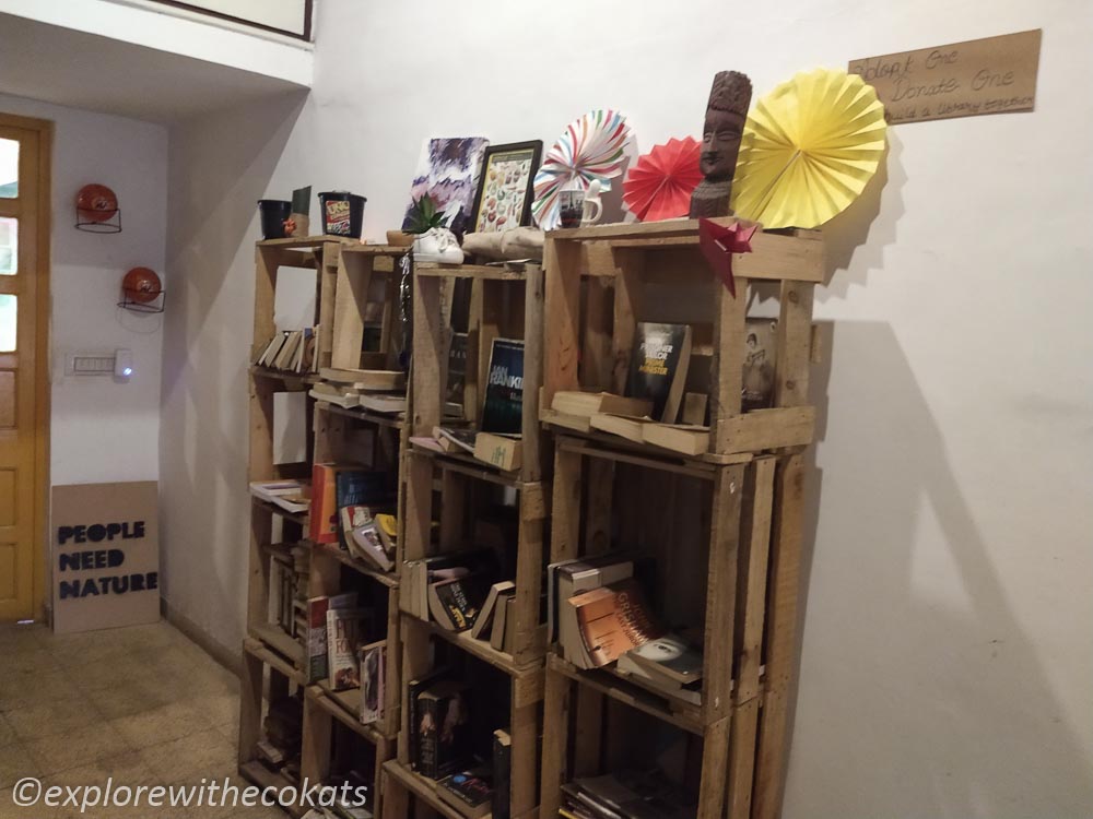 Donate a book or read at Flipstones Cafe