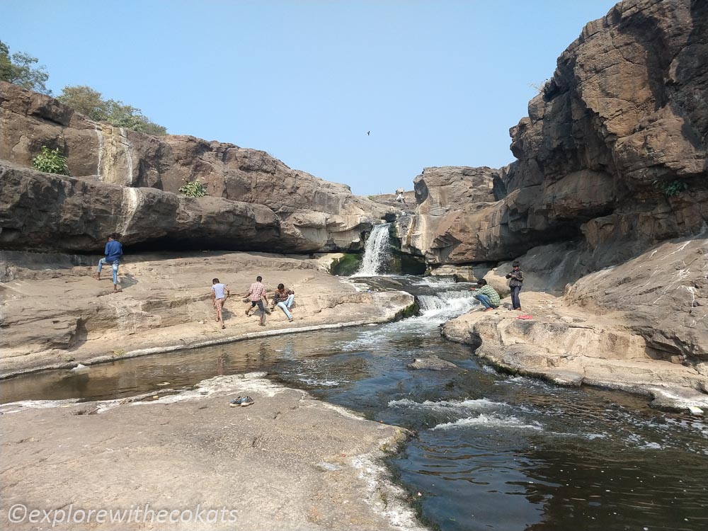 The disappointing Someshwar waterfall