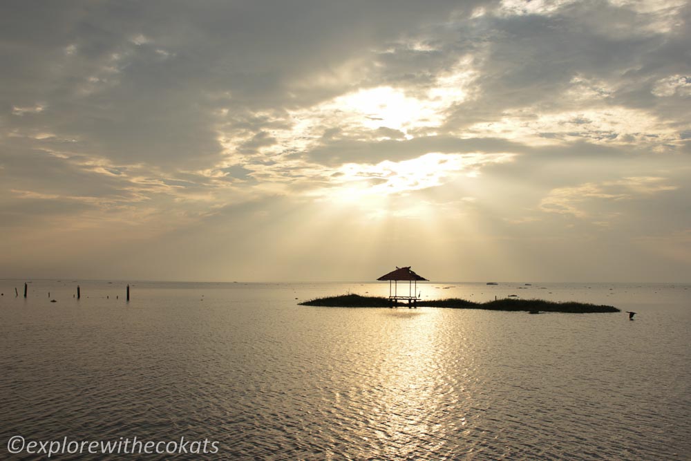 Human by nature: The beautiful sunset over Vembanad lake