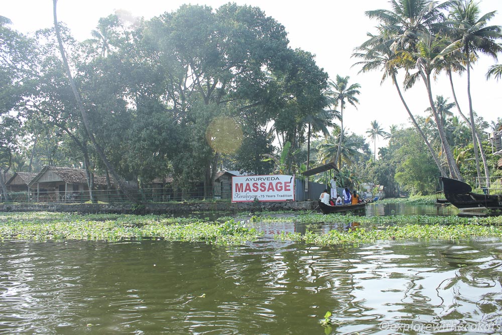 Ayurvedic massage in Alleppey kerala backwaters