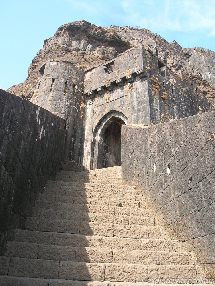 One of the gates to Lohagad fort
