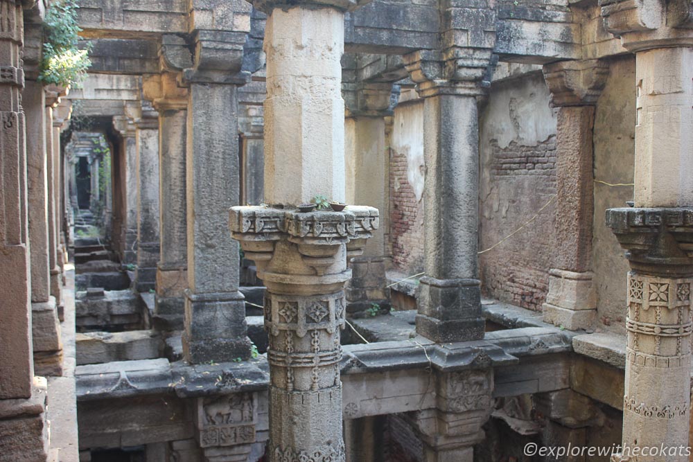 Motifs of stepwell in Gujarat