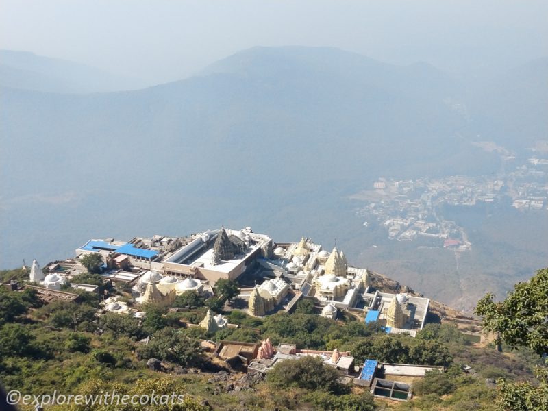 Jain temples as seen from Girnar Ropeway