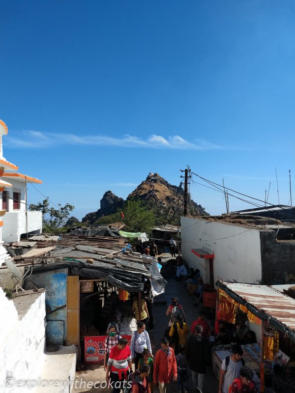 Food stalls at Girnar