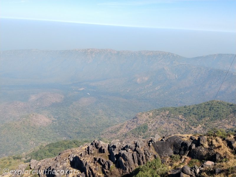 The view of Horizon from Girnar Ropeway