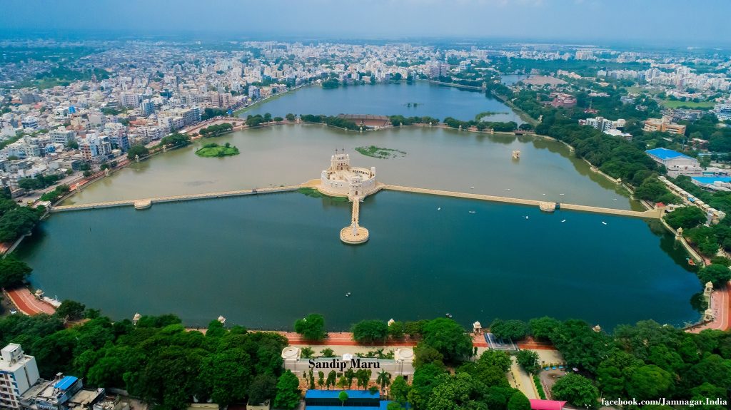 A bird's eye view of Jamnagar