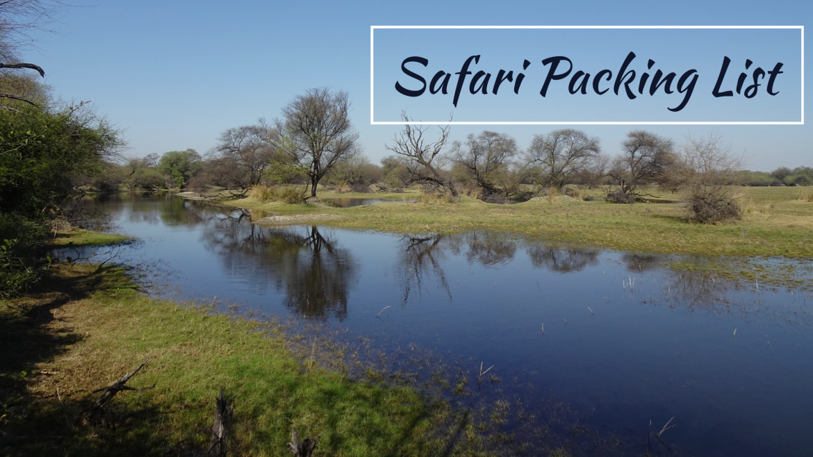 Gir National Park safari packing list