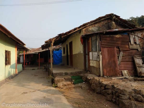 Houses inside Kolaba fort alibaug