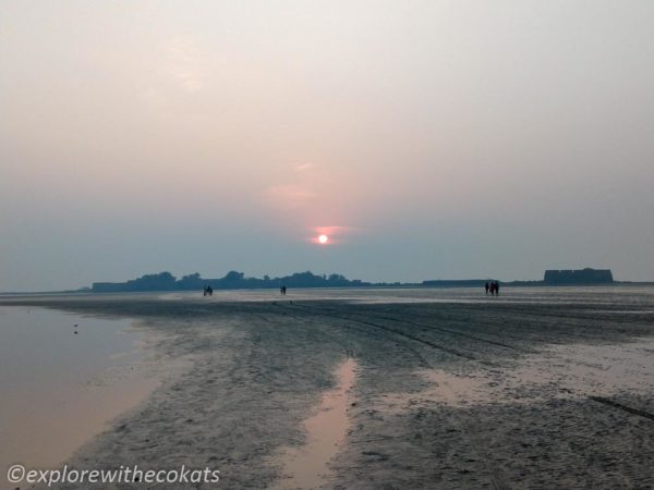 Kolaba fort alibaug at sunset| one day trip to Alibaug
