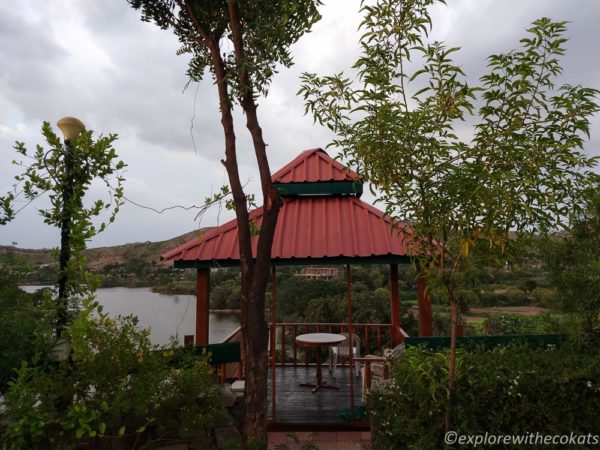 Gazebo at Seven stays villa udaipur
