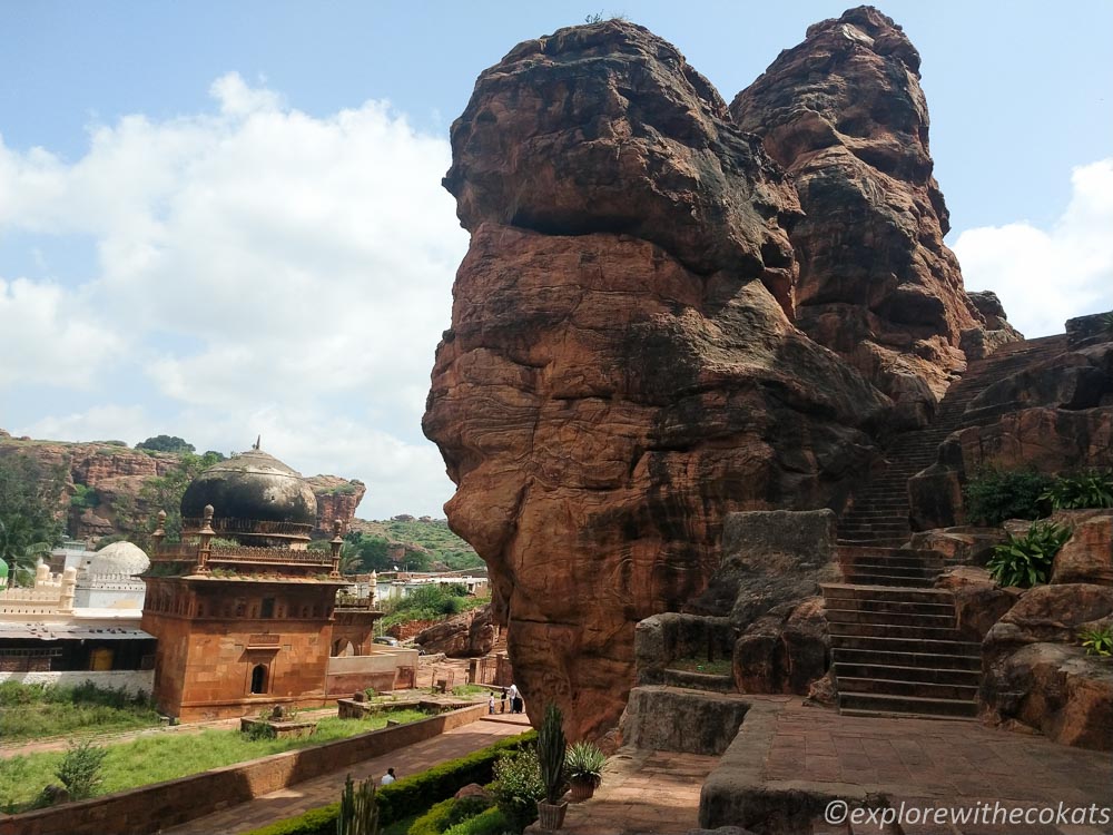 Rocks of Badami cave temples