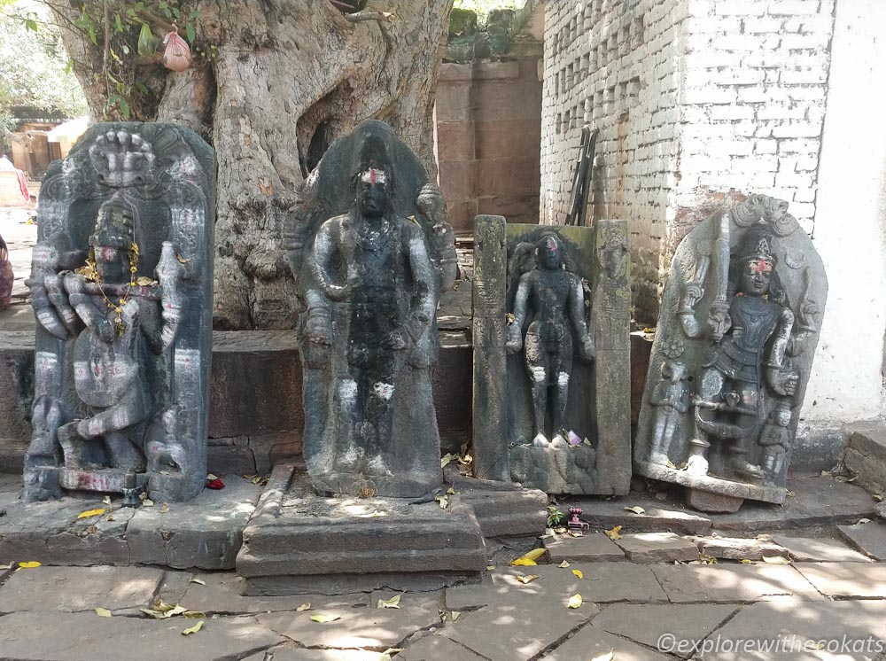 Statues around the temple complex