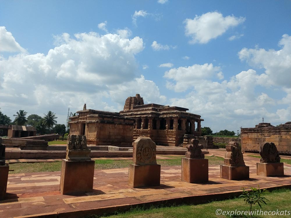 Durga temple, aihole as seen from the archeological garden