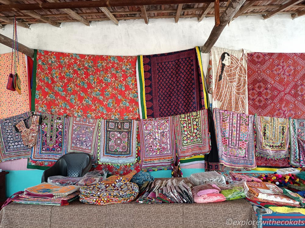 Handmade blouses, purses and other Kutchi handicrafts