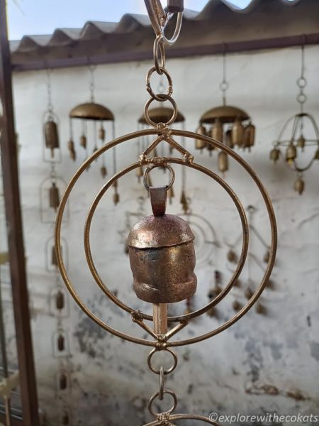 Copper bells made from scrap metal in Kutch