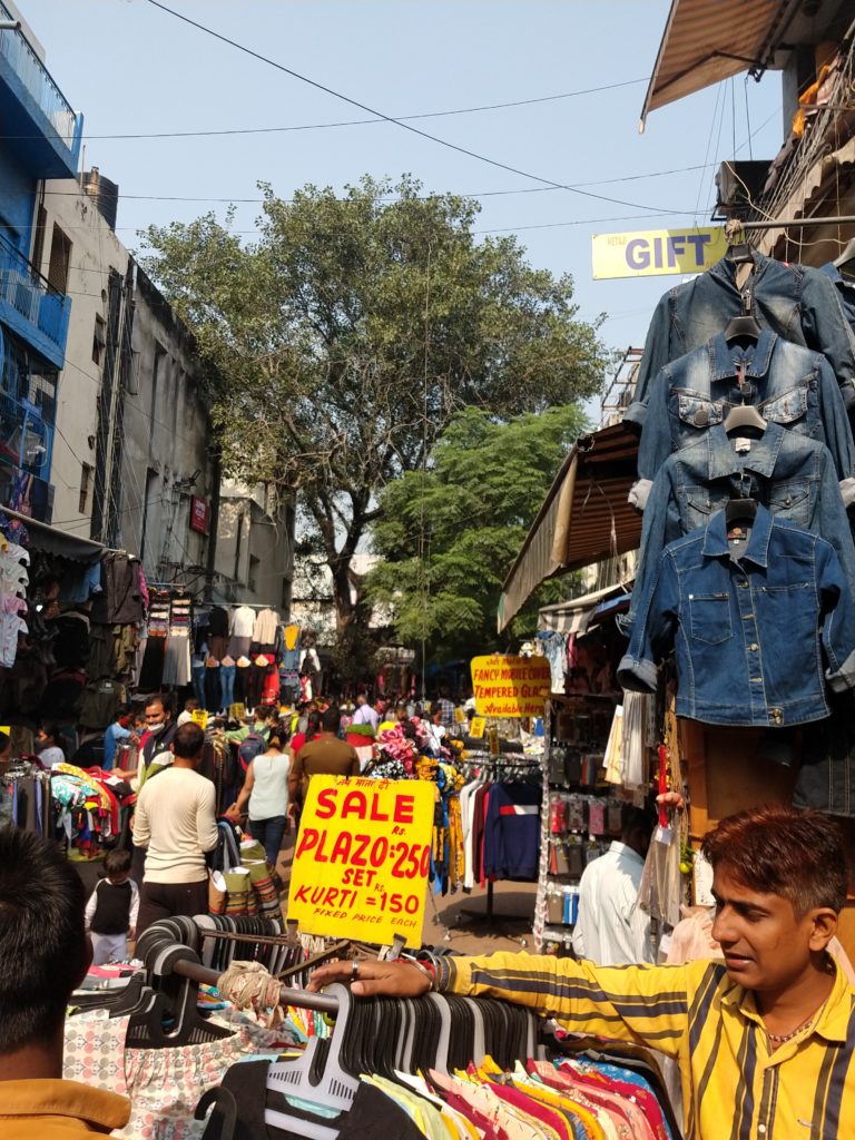 Shopping in Delhi at Sarojini market