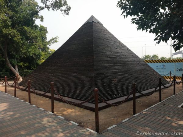 Pyramid of Giza at Waste to wonder park, Delhi