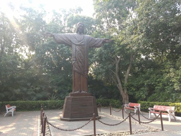 Christ the Redeemer of Rio at Waste to wonder park, Delhi