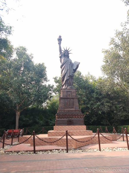 Statue of Liberty at Waste to wonder park, Delhi