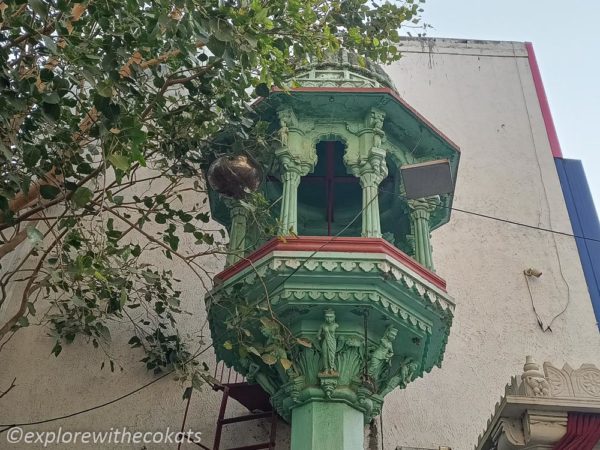 A birdfeeder is a regular feature in old city of Ahmedabad| Ahmedabad heritage walk 
