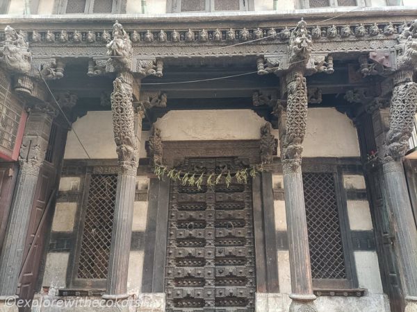 The door of Harkunvar Shethani Ni Haveli