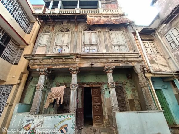 A typical house during Ahmedabad Heritage walk