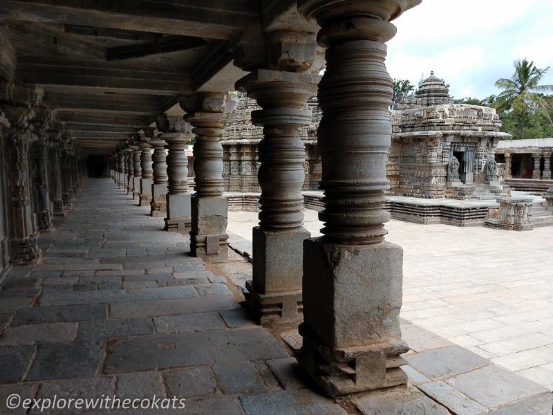 Pillared corridor  at Somanathapura