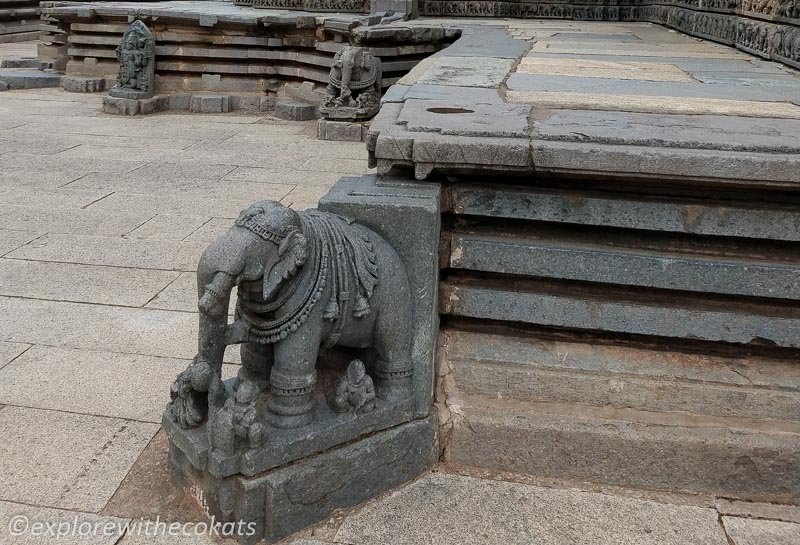 An elephant sculpture Chennakesava Temple Somanathapura