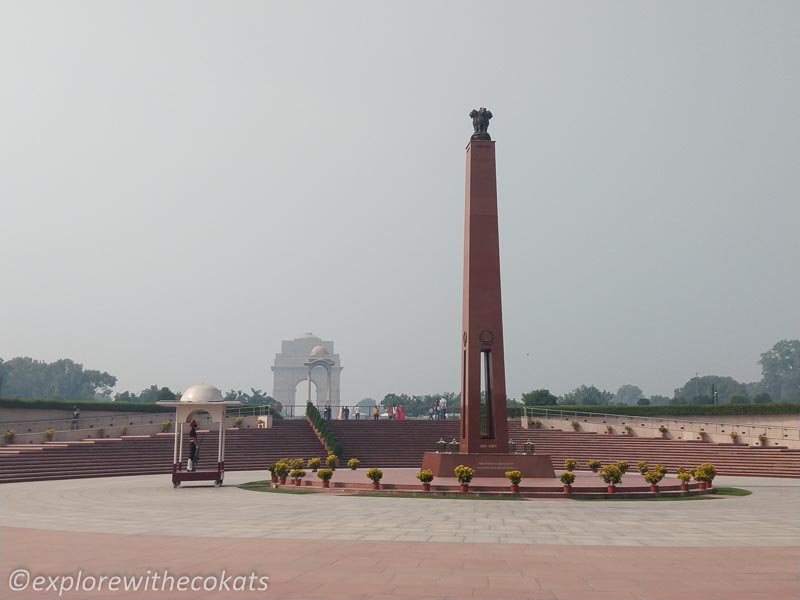 A guard at National War Memorial