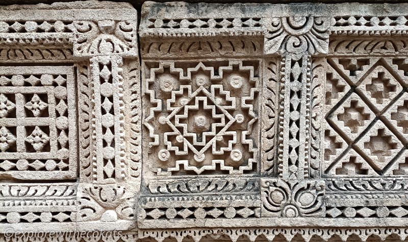 Patola designs inspired from Rani-ki-vav