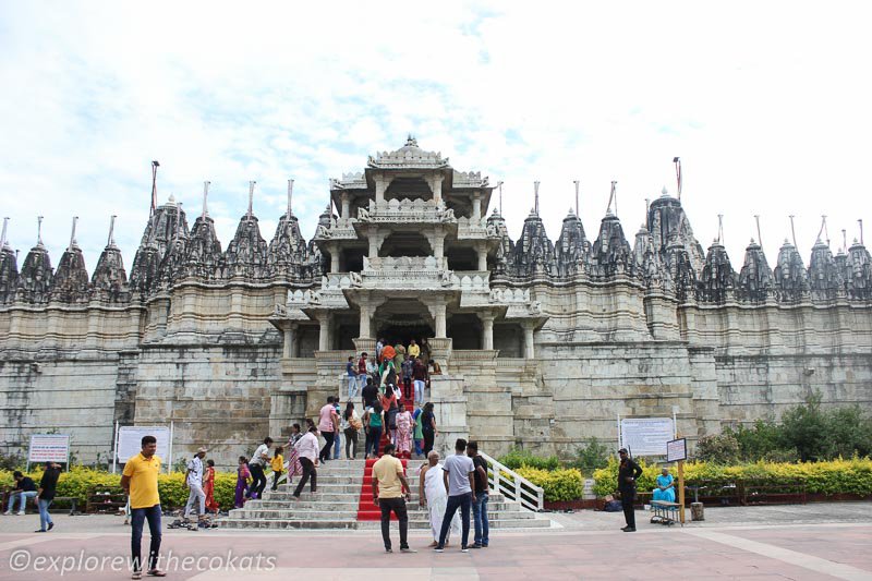 The entrance to Ranakpur Jain Temple