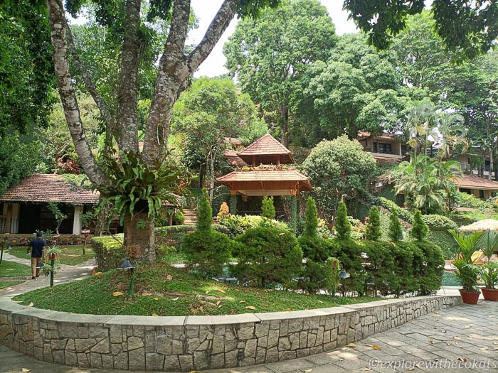 View from reception area