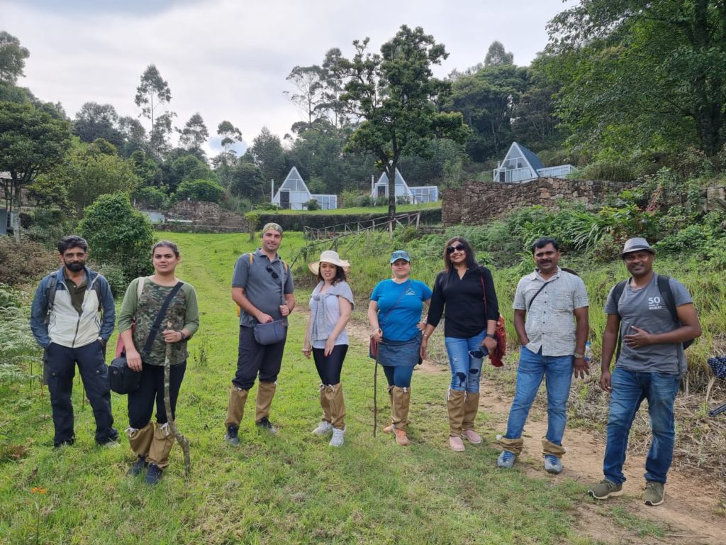 Glamping in Munnar - Our group