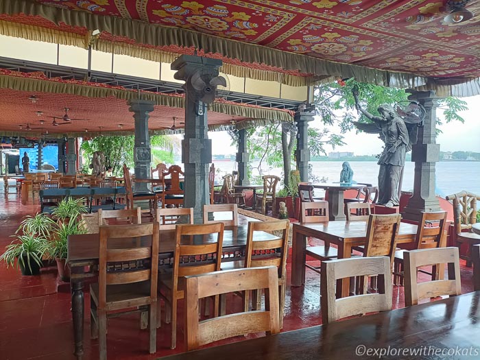 Restaurant at Ginger House Museum Hotel, Jew town, Mattancherry