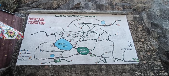 Mount Abu Tourist Map