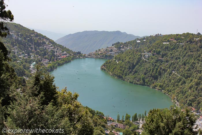 View of Naini Lake from Naina Peak | Places to visit in Nainital