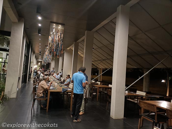 Dining area in Jetwing Dambulla