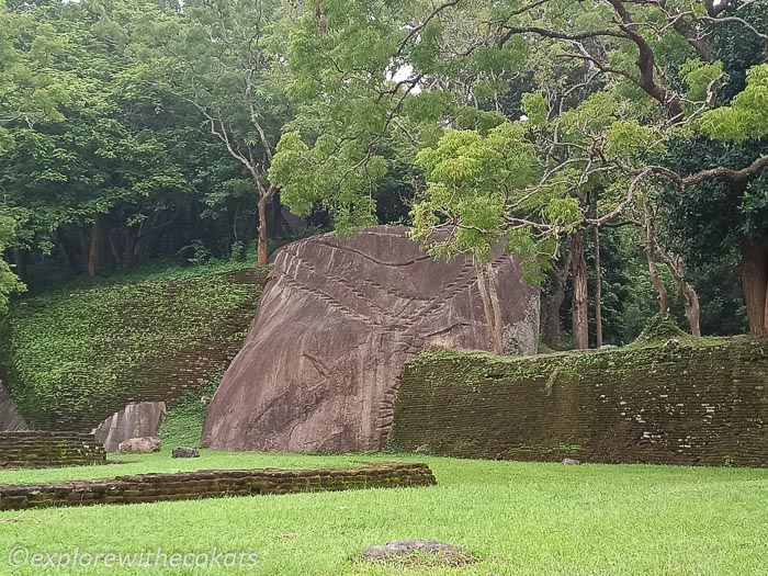 Boulder garden in Sigiriya
